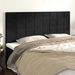 Headboards 4 pcs Black 80 cm Velvet. Available at Crazy Sales for $169.95