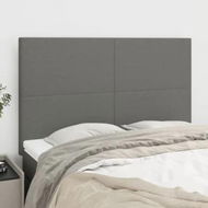 Detailed information about the product Headboards 4 pcs Dark Grey 72 cm Fabric