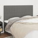 Headboards 4 pcs Dark Grey 80 cm Fabric. Available at Crazy Sales for $169.95