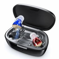 Detailed information about the product Hearing Aids for Seniors, Hearing Aid Rechargeable for Hearing Loss, Personal Hearing Amplifier with Volume Control and Portable Charging Case