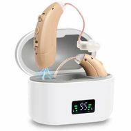 Detailed information about the product Hearing Amplifiers for Seniors with Noise Cancelling and Volume Control, Rechargeable Hearing Aids for Hearing Loss with Charging Case