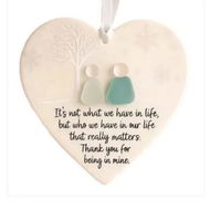 Detailed information about the product Heartshaped Sea Glass Friendship Decor, Timeless Friendship Cordiform Keepsake, Christmas Tree Hanging Ornaments 2D Flat Acrylic Pendant