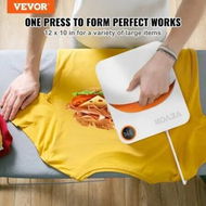 Detailed information about the product Heat Press 12 x 10 in Portable Easy Press Sublimation Transfer DIY T-shirt