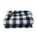 Heated Blanket, 12 Volt Electric Blanket for Car, Truck, SUV, or RV, Portable Winter Car Accessories for Camping or Travel, Black Plaid. Available at Crazy Sales for $31.99