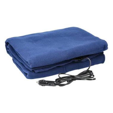 Heated Blanket, 12 Volt Electric Blanket for Car, Truck, SUV, or RV, Portable Winter Car Accessories for Camping or Travel, Blue