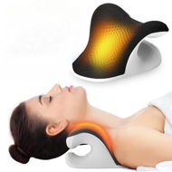 Detailed information about the product Heated Neck Stretcher With Magnetic Pillowcase Neck And Shoulder Relaxer Chiropractic Cervical Traction Pillow