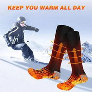 Detailed information about the product Heated Socks, Electric Heated Socks for Men Women, Battery Heated Socks for Skiing Camping Cycling Hunting Fishing Outdoor Warm Winter