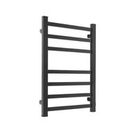 Detailed information about the product Heated Towel Rail Warmer Rack Wall Mounted Black