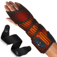 Detailed information about the product Heated Wrist Wrap Massager Cordless Hands Heating Pad Digital Display with 3 Heat,Vibration Levels,Rechargeable for Arm Neck Calf