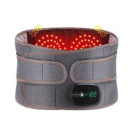 Detailed information about the product Heating Massage Warmth Lumbar Heated Waist Belt Wrap Red Light Therapy 5000mAh 118x20cm Vibration Electric Birthday Gift Back, Waist, Lumbar COL Gray