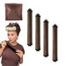 Heatless Curler for Overnight Curls with 4 Rods Headband No Heat Silk Wrap Curling Set in Brown. Available at Crazy Sales for $12.99