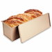 Heavy Duty Carbon Steel Baking Bread Loaf Pan with Lid,Non-Stick Toast Mold for Bread Baking,Corrugated Rectangle Bread Tin for Homemade Cake,Gold. Available at Crazy Sales for $19.99