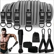 Detailed information about the product Heavy Resistance Exercise Bands 300lbs with Handles Workout Bands for Men, Weight Bands Set for Muscle Training, Strength, Slim, Home Gym Equipment(Black)
