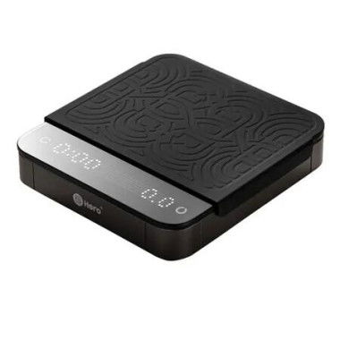 Hero Electronic Coffee Scale, with Countdown Timer, 3KG, Accuracy 0.1 g USB Rechargeable, Mirror Waterproof, Black