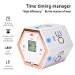 Hexagon Flip Timer Mutable Countdown Timers with LED Display 15 Seconds Long Prompt Office Hours Reminder for Classroom Kids Learning-White. Available at Crazy Sales for $24.99
