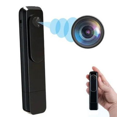 Hidden Camera Mini Body Camera, HD 1080P Portable Pocket Cam with Video Recorder, for Home Security, 1 Pack