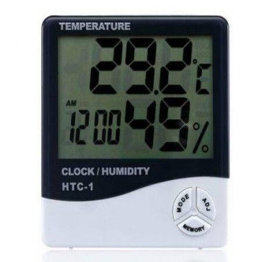 High-Accuracy Lcd Digital Thermometer Hygrometer Electronic Clock