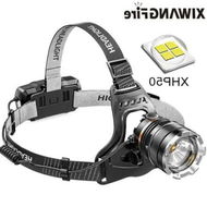 Detailed information about the product High-Powered XHP50 Zoom Sensor Headlamp - Super Bright, Rechargeable Outdoor Light for Hiking, Camping, and More