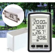 Detailed information about the product High precision Wireless Electronic Rain Gauge with Thermometer and Humidity Meter,Monitor Rainfall and Weather Conditions