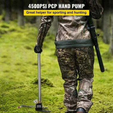 High Pressure Hand Pump 3 Stage up to 4500 psi PCP Pump Safe and Convenient Airgun PCP Pump High Pressure Hand Pump for High Pressure Tires