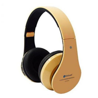 High Quality Wireless Bluetooth Headphones - Gold Black