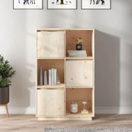 Detailed information about the product Highboard 74x35x117 Cm Solid Wood Pine