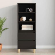 Detailed information about the product Highboard Black 40x36x110 Cm Engineered Wood