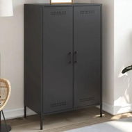 Detailed information about the product Highboard Black 68x39x113 cm Steel