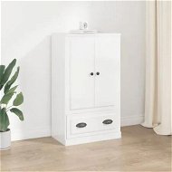 Detailed information about the product Highboard High Gloss White 60x35.5x103.5 cm Engineered Wood