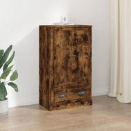 Detailed information about the product Highboard Smoked Oak 60x35.5x103.5 Cm Engineered Wood.