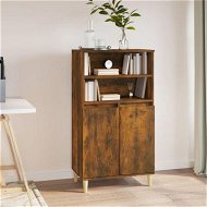 Detailed information about the product Highboard Smoked Oak 60x36x110 Cm Engineered Wood