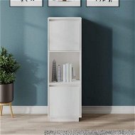 Detailed information about the product Highboard White 38x35x117 Cm Solid Wood Pine