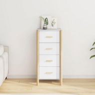 Detailed information about the product Highboard White 42x38x90 Cm Engineered Wood