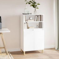 Detailed information about the product Highboard White 60x36x110 Cm Engineered Wood