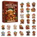 HIGHLAND COW Christmas Advent Calendar 2026 Blind Box Countdown Acrylic Christmas Tree ornaments Surprise Figures Holiday Family Fun. Available at Crazy Sales for $22.99