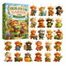Highland Cow Garden Advent Calendar 2026, 24 Days With 24 Flat 2D Acrylic Hanging Ornaments, Christmas Tree Decorations For Cow Lovers. Available at Crazy Sales for $14.99
