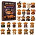 Highland COW Halloween Countdown Calendar 24 Day Ghost Advent Box Treats Haunted House Wall Decor Family kids Fun Trick or Treat 2D Arylic Spooky figures. Available at Crazy Sales for $28.99