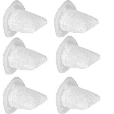 HNVCF10 Replacement Filters Compatible With Black And Decker Dustbuster Hand Vacuums (6 Pack)