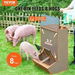 Hog Feeder 3.7 Bushel Metal Double Door Pig Feeder Feeding up to 8 Hogs. Available at Crazy Sales for $449.95