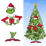 Detailed information about the product Holding A Gift Pattern Grinch Christmas Tree Decoration Ideal For Christmas Tree Decorations And Festive Events