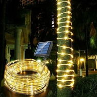 Detailed information about the product Holiday Decoration 12M Solar Fairy String Lights Warm White Copper Wire Rope Lighting for Indoor and Outdoor Decorations