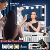 Detailed information about the product Hollywood Makeup Mirror Lights 12 LED Bulbs Vanity Lighted Beauty Touch Adjustable Brightness USB Maxkon