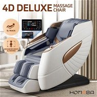 Detailed information about the product Homasa 4D Massage Chair Electric Recliner Zero Gravity Full Body Massaging Machine Deep Tissue Aroma Therapy Wireless Phone Charging