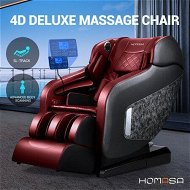 Detailed information about the product HOMASA 4D Massage Chair Zero Gravity Recliner Electric Massager Full Body Red
