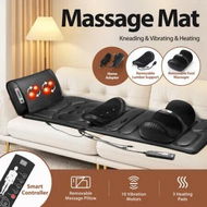 Detailed information about the product HOMASA Full Body Massage Mat Heated Foot Back Massager Shiatsu Vibration Lumbar Support Neck Leg Relax for Mattress Bed Sofa Chair Recliner