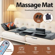 Detailed information about the product HOMASA Full Body Massage Mat Heated Shiatsu Neck Massager Shoulder Back Lumbar Traction Hip Leg Relax Stretch Airbags Vibration Motors