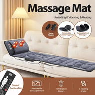 Detailed information about the product HOMASA Heated Massage Mat Full Body Shiatsu Vibration Lumbar Support Heating Neck Back Foot Massager Electric Recliner Chair Seat Cushion Pad 10 Motor