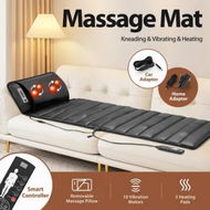 Detailed information about the product HOMASA Heating Massage Mat Full Body Vibration Electric Heated Chair Pad Shiatsu Neck Shoulder Back Leg Massager 10 Motors Mattress Car Seat Cushion