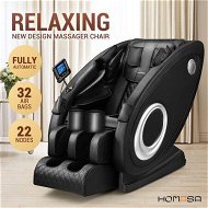 Detailed information about the product HOMASA Massage Chair Full Body Electric Massager Zero Gravity Recliner With Touch Control Bluetooth Speaker Black
