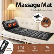 Detailed information about the product HOMASA Vibration Massage Mat Heated Shiatsu Neck Massager Full Body Electric Heating Pad Shoulder Back Leg Heater Car Seat Cushion